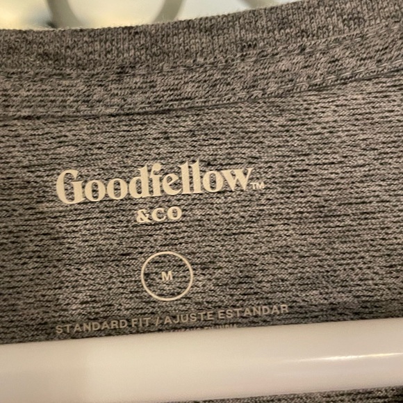 Goodfellow & Co. • Marled Gray V-Neck Top - Picture 3 of 3